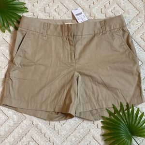 Khaki J. Crew Chino Shorts